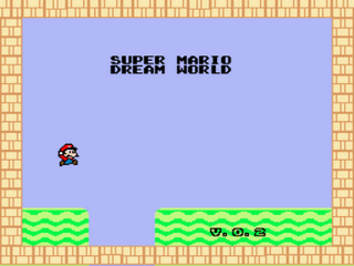 Super Mario Dream World V0.2 Title Screen